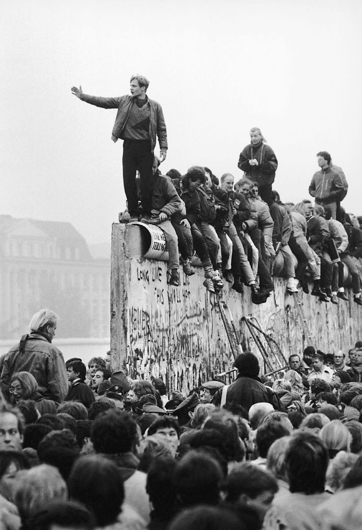 Horváth Péter: A berlini fal, 1989 © Horváth Péter/Magyar Sajtófotó