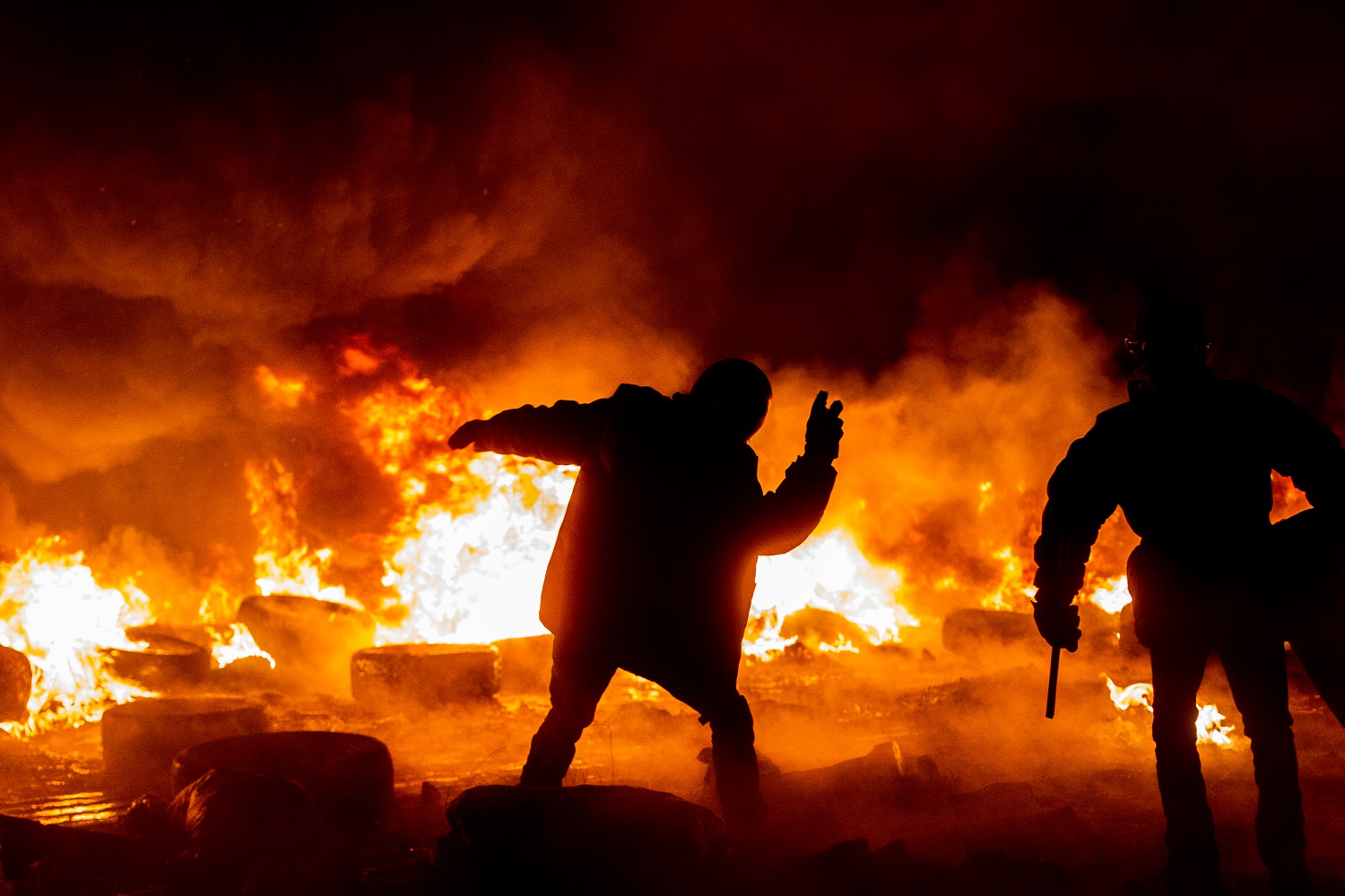 Csudai Sándor: Háború az utcán, 2014 © Csudai Sándor/Magyar Sajtófotó