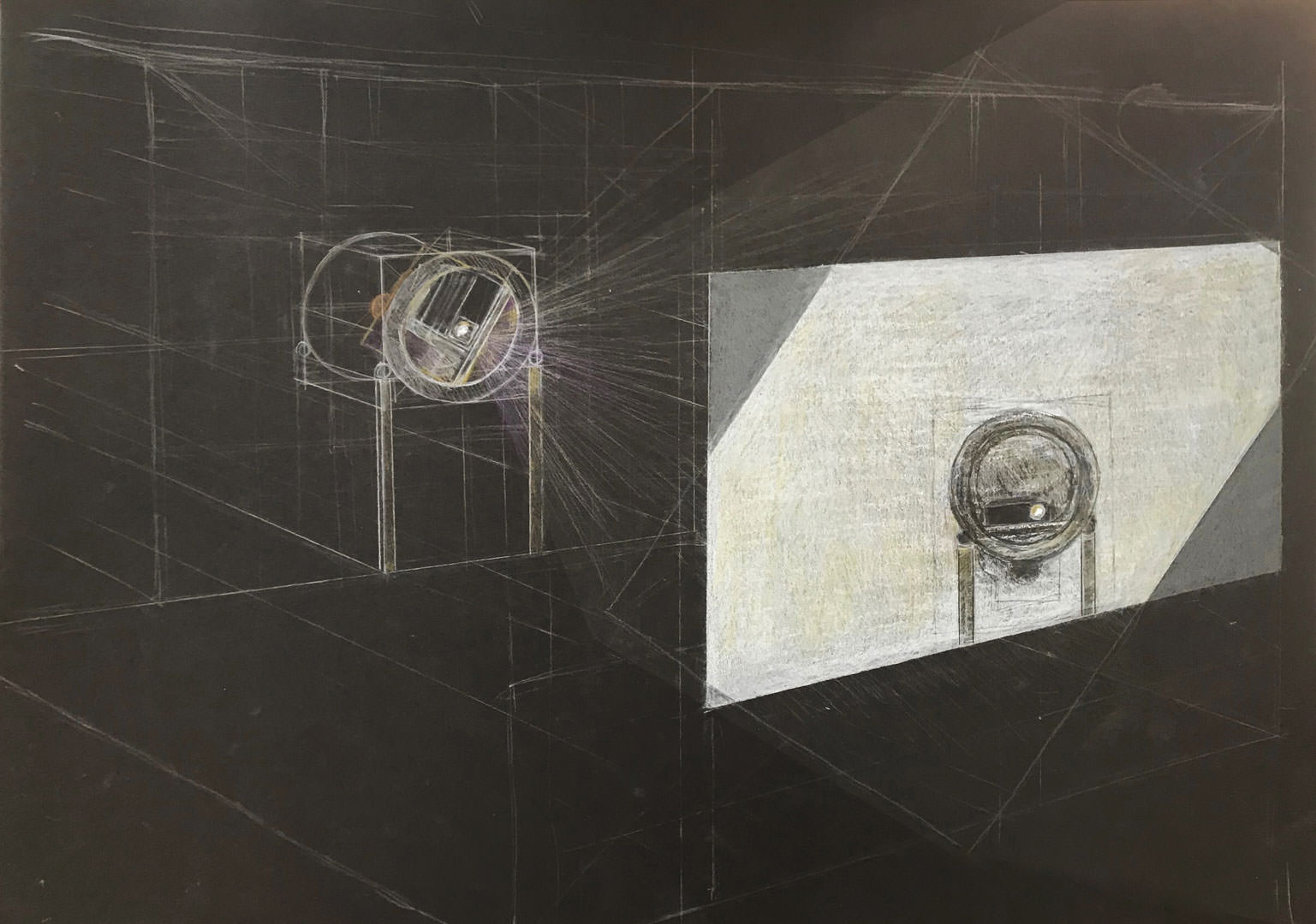 Ősz Gábor: Passive Movements [Passzív mozgások], vázlatok, 2021© Ősz Gábor