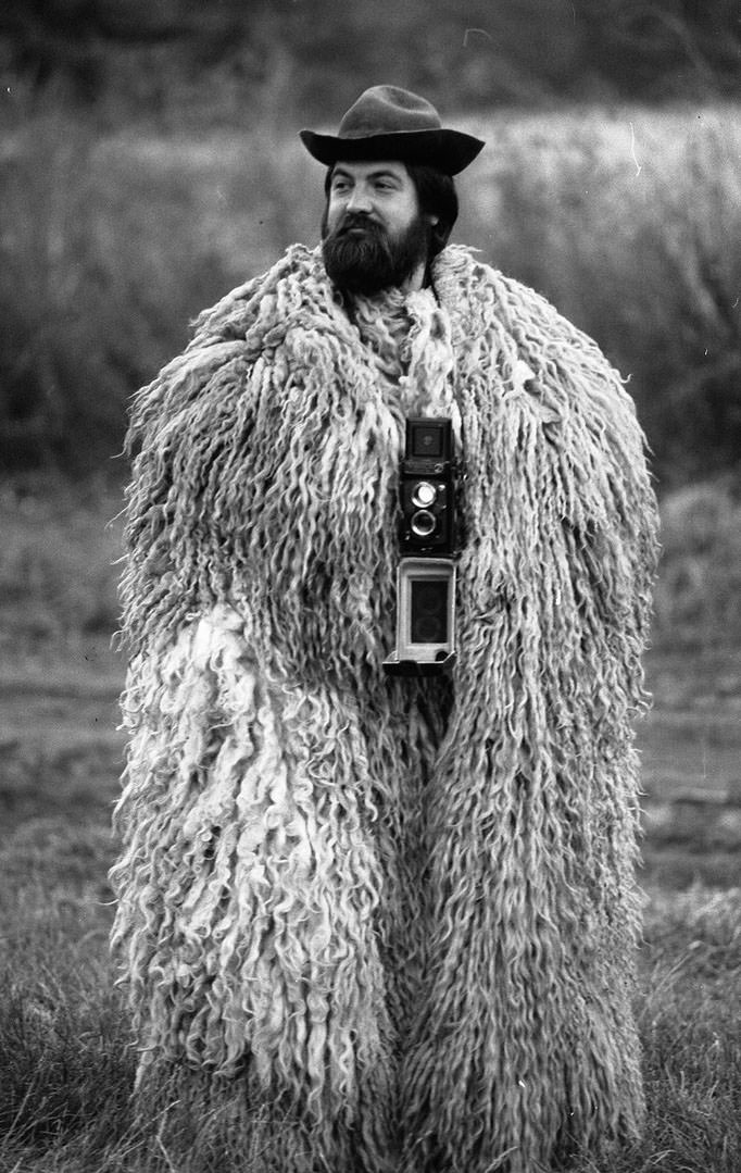 Urbán Tamás: Balla András fotóművész Yashica Mat-124G fényképezőgéppel | Magyarország, 1978 © Fortepan/Urbán Tamás