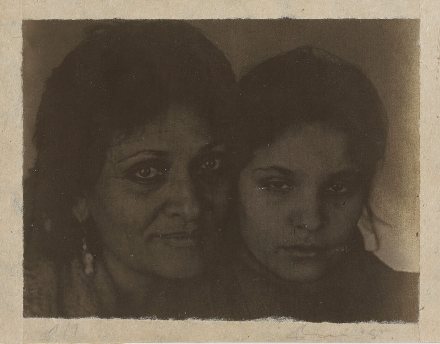 Bozsó András: HMJ és kislánya, 1995 © Bozsó András