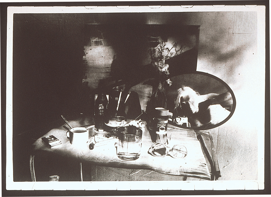 Bozsó András: Negatív önarckép, 1992 © Bozsó András