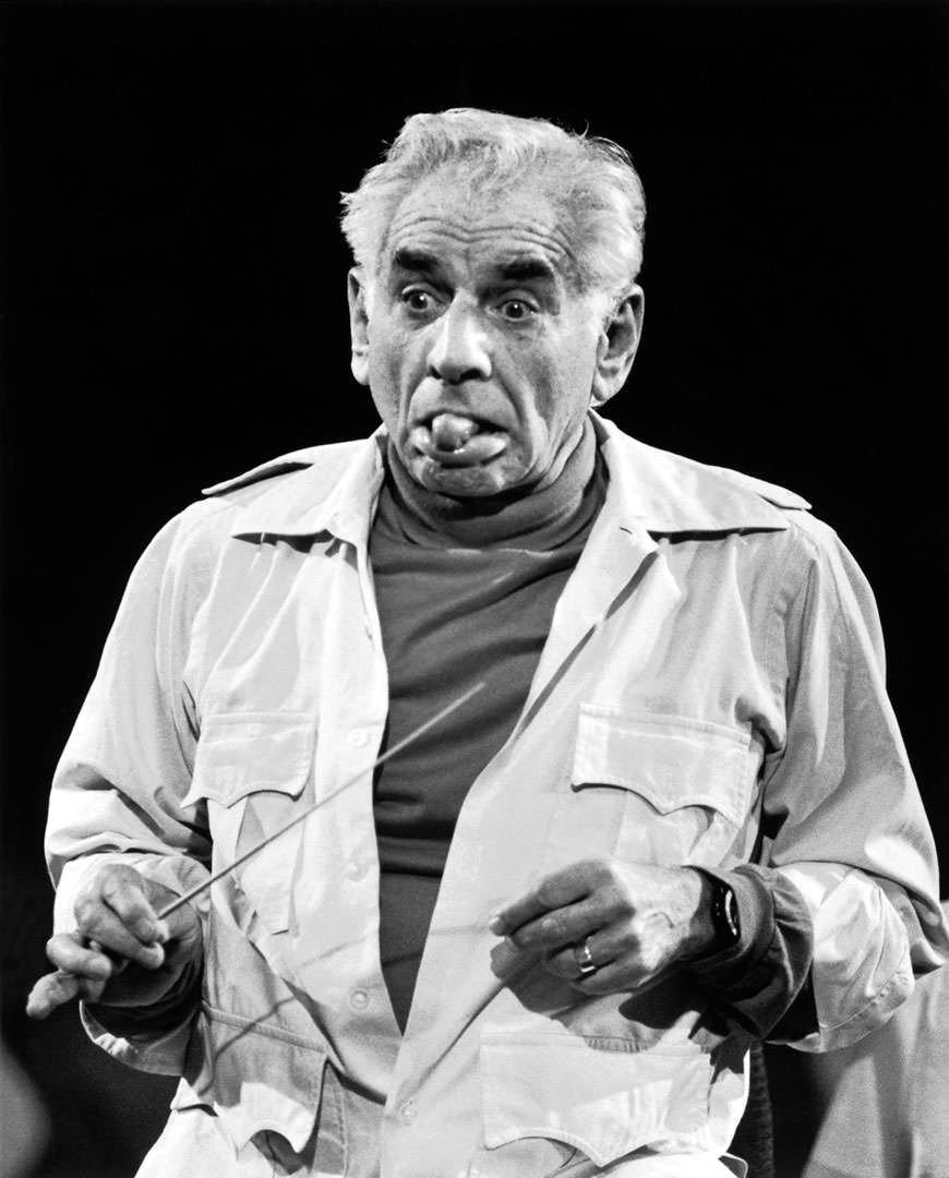 Fejér Gábor: Leonard Bernstein, 1983 © Fejér Gábor
