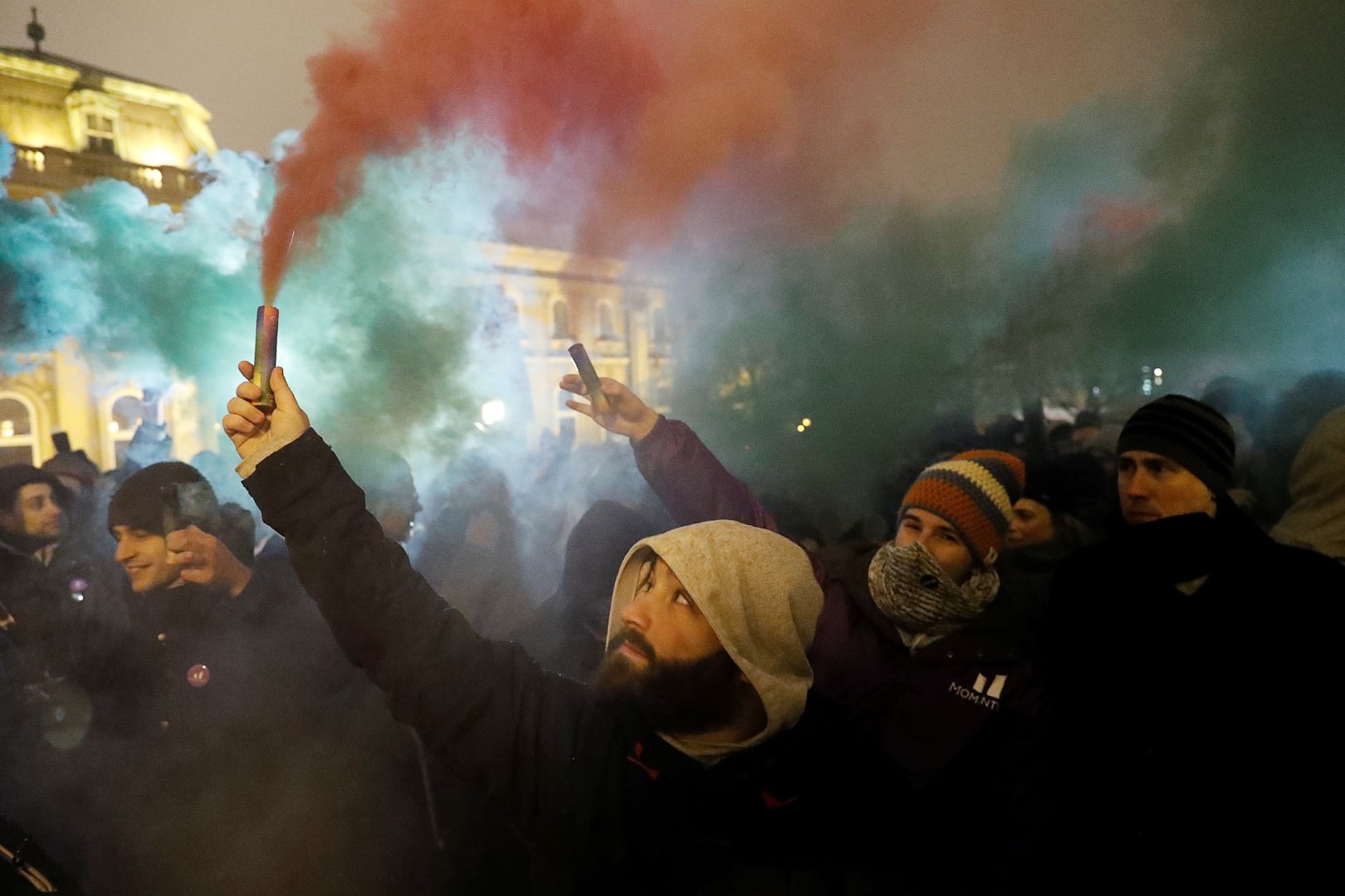 Szabó Bernadett: Magyarország, tüntetés, 2018 © Szabó Bernadett/Reuters