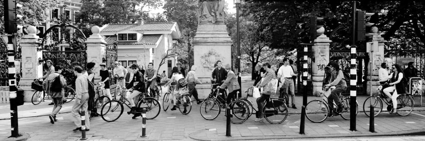 Hans van der Meer: Stadhouderskade bejárat, Vondelpark, Amszterdam | Amsterdam, Stadhouderskade entrance Vondelpark, Amsterdam1994 © Hans van der Meer