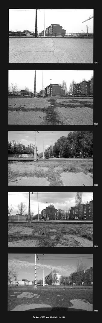 Kiss-Kuntler Árpád: Budapest kilométerenként, évtizedenként 1982-2026